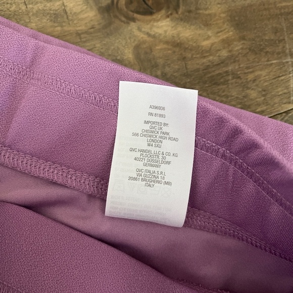 NWOT Isaac Mizrahi LIVE Purple Pants 5X - Picture 3 of 8